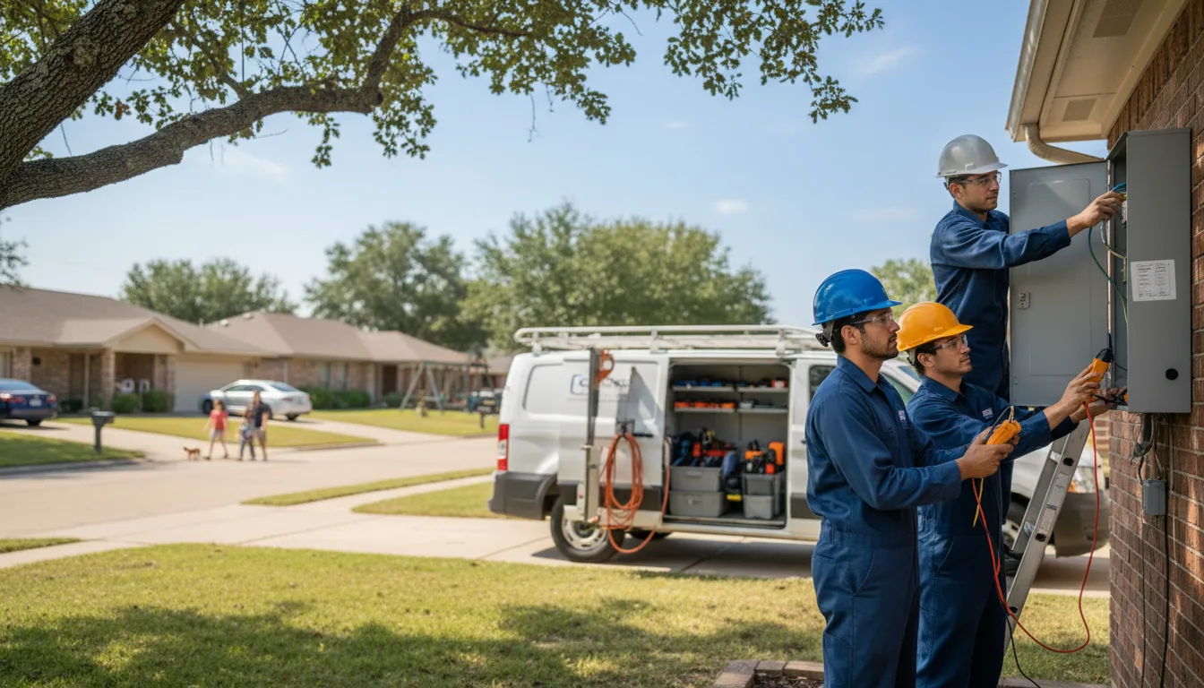 Certified electrician providing emergency electrical services in Ketchum, OK